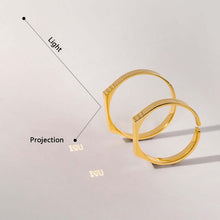 Cargar imagen en el visor de la galería, New Techonolog “I🤍U” Light Projection Ring
