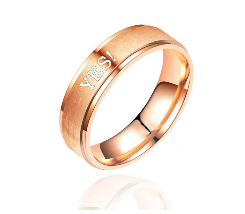 "To Be My BFF?" Write your words To Your BFF Couples Family Personality Ring