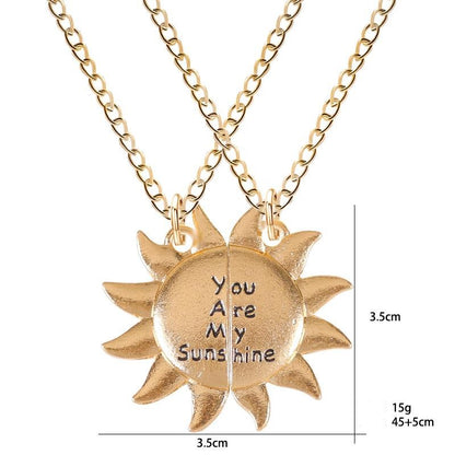 You are my sunshine necklaces for BFF Family