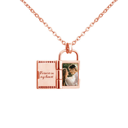 Custom Photo Frame Openabl Necklace Best Memories of Family BFF Couples