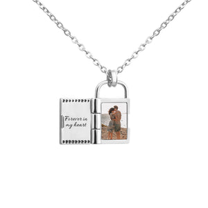 Custom Photo Frame Openabl Necklace Best Memories of Family BFF Couples