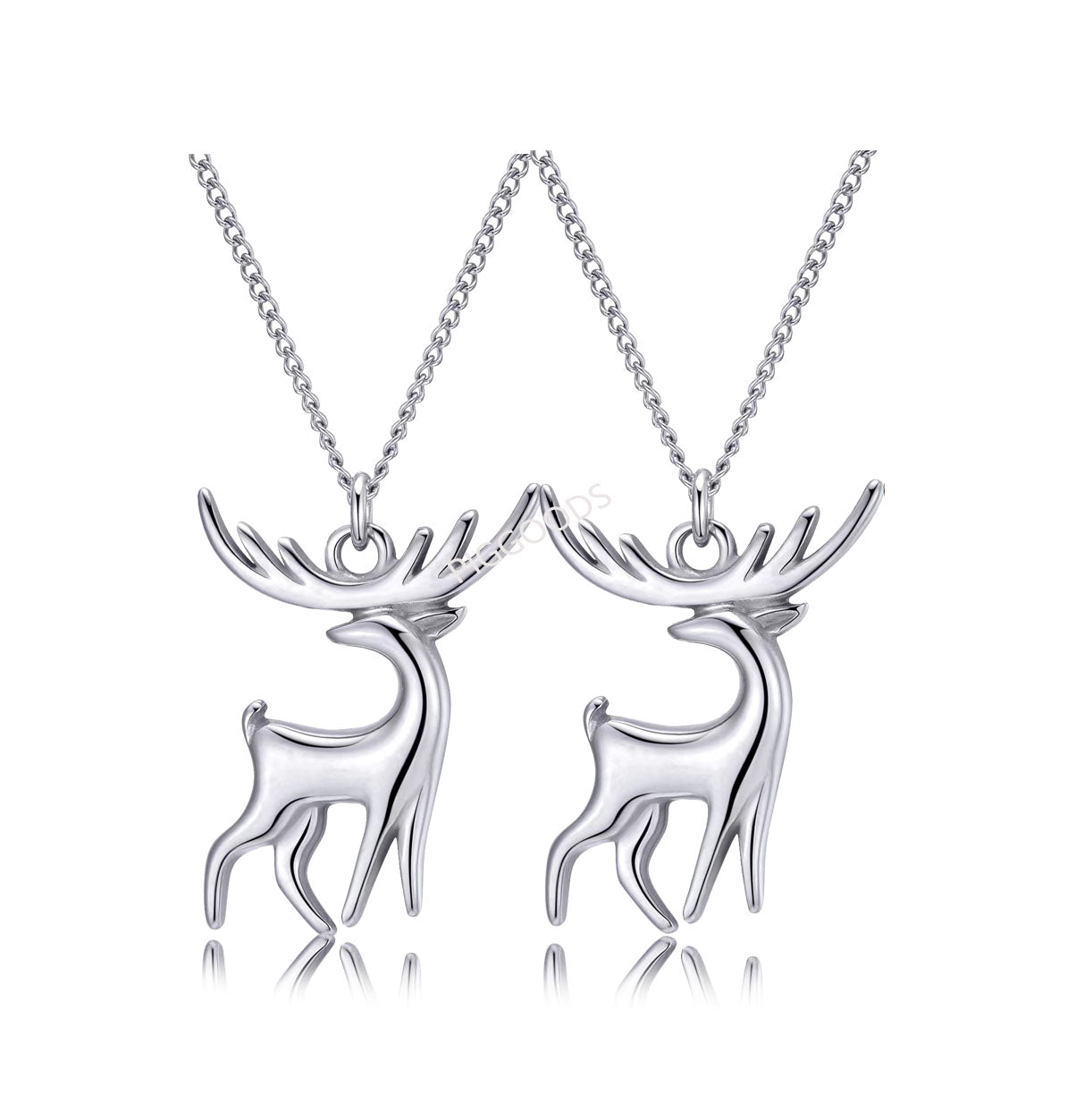 Elk clavicle chain pendant Couple Gold pendant necklace