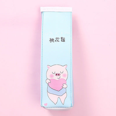 Stationery cute milk pencil bag