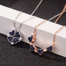 Load image into Gallery viewer, Double-Sided Four-leaf Clover Necklace

