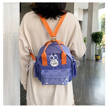 Cargar imagen en el visor de la galería, Mini backpack nylon Three-use Bag
