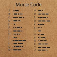 Cargar imagen en el visor de la galería, New DIY Charm Morse Code Bracelets For BFF Couples

