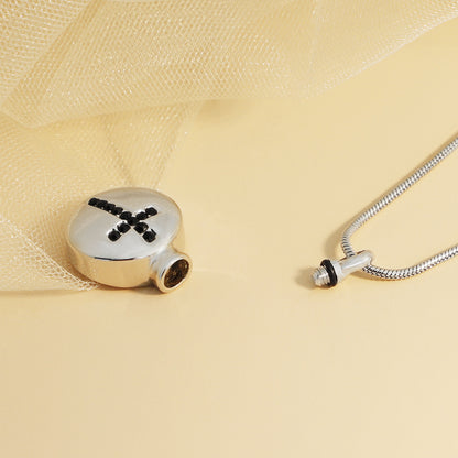 Keep Family Ashes haris into your Cross Urn Necklace