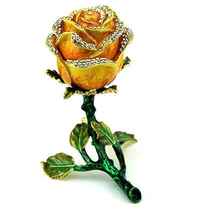 Amazing Rose Metal Jewelry Gift Box