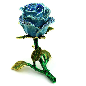 Amazing Rose Metal Jewelry Gift Box