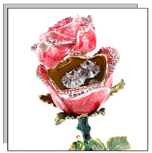 Erstaunliche Schmuck-Geschenkbox aus Rosenmetall