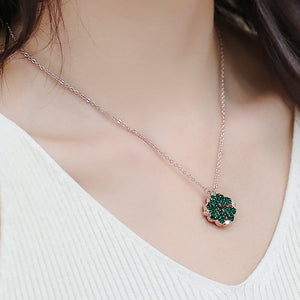 Double-Sided Four-leaf Clover Necklace