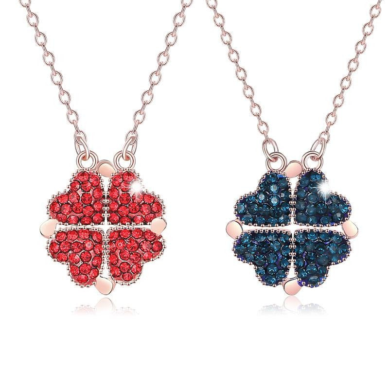 Double-Sided Four-leaf Clover Necklace