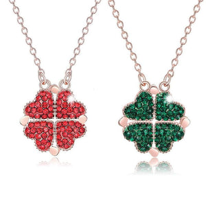 Double-Sided Four-leaf Clover Necklace