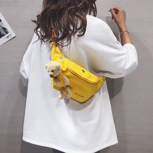 2020 Fashion cute bear chest bag