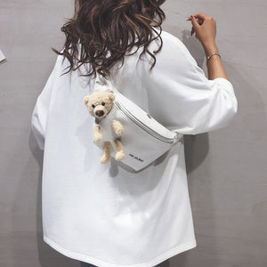 2020 Fashion cute bear chest bag