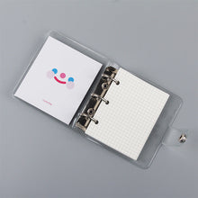 Cargar imagen en el visor de la galería, Mini Loose-leaf PVC three-hole binder hand account diary
