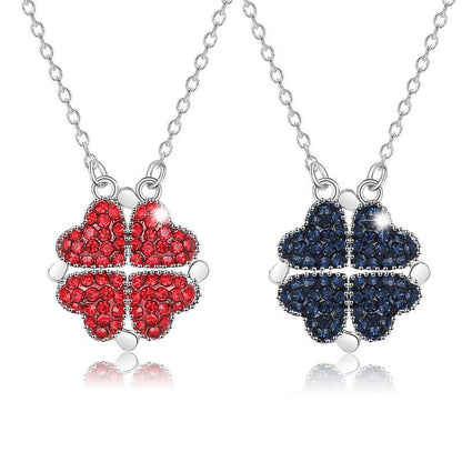 Double-Sided Four-leaf Clover Necklace