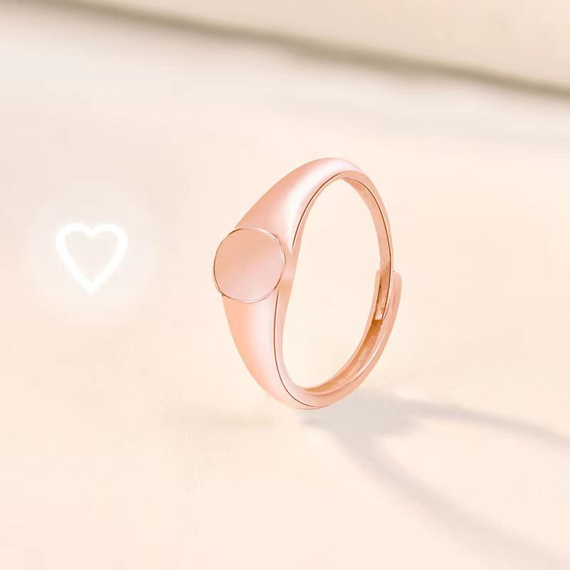New Techonolog “Heart” Shaped Light Projection Sterling Silver Ring