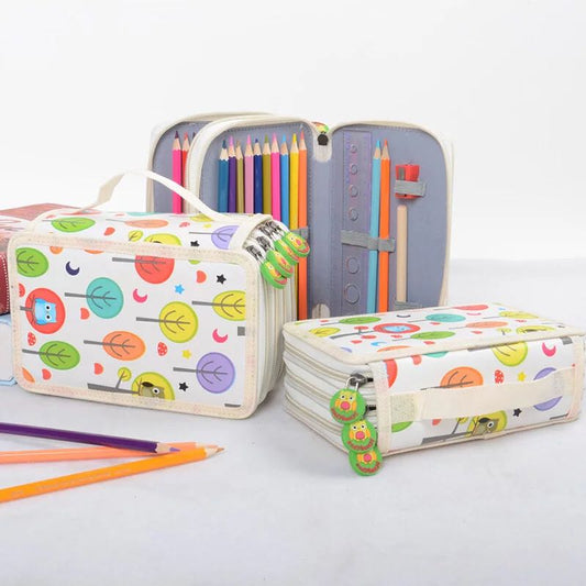 32-72 holes cartoon pencil case