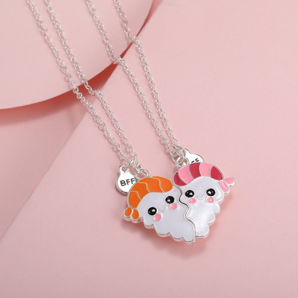 Hot Dog Pendant Magnetic Necklace