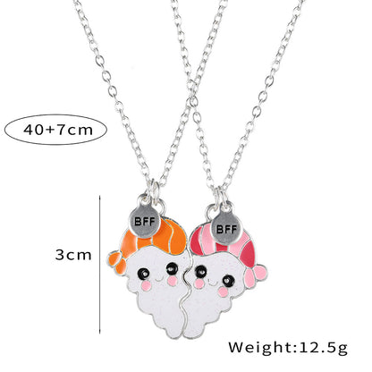 Hot Dog Pendant Magnetic Necklace