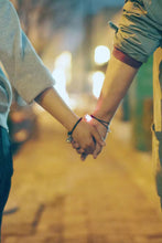 Cargar imagen en el visor de la galería, Hand in hand Glowing Close Light up Distance Off Best Friend Couples Induction Bracelet
