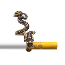 Load image into Gallery viewer, Snake Dragon Cigarette Holder Rings for Smoker
