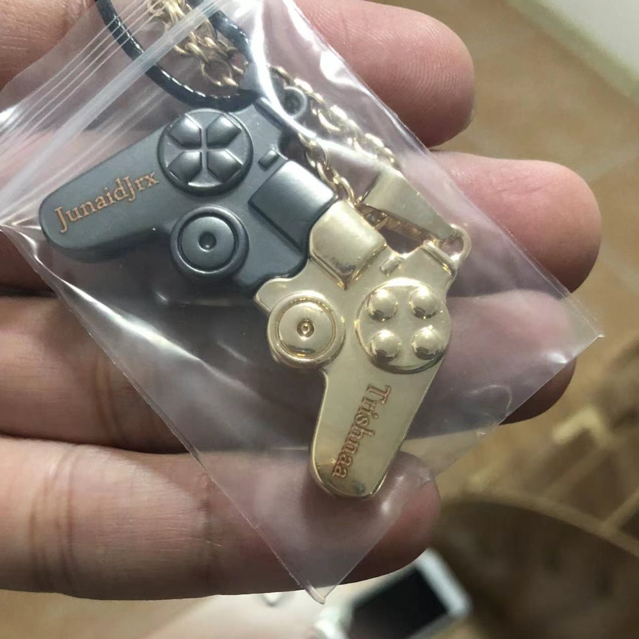 Game Controller Magnetic Necklaces BFF Couples