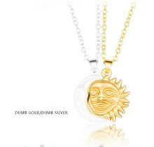 Cargar imagen en el visor de la galería, Sun Moon Couple Necklace Pair of Magnet Men and Women Simple Personality Gift
