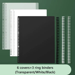 DIY A4 B5 Ring Binders Loose Leaf  Notebook
