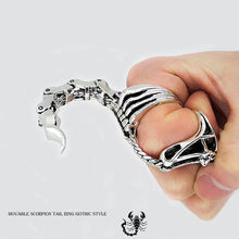 Load image into Gallery viewer, Domineering Gothic Animal Scorpion Ring
