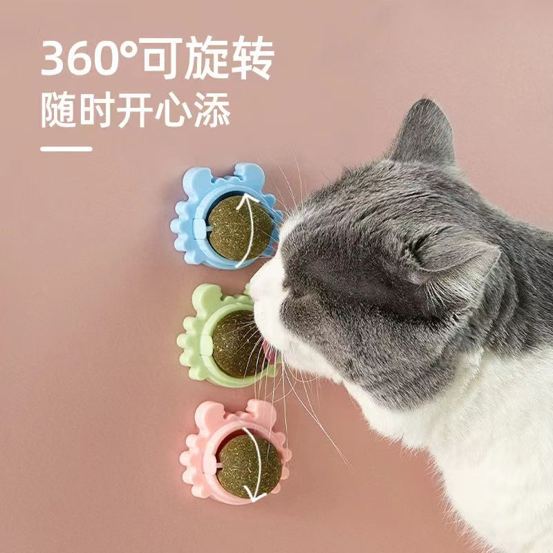 Pet Cat Toys Catnip Ball Cat Mint Cats Game Clean Teeth