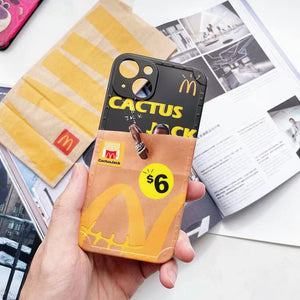 Cactus Jack Mcdonald's Phone Case for iphone