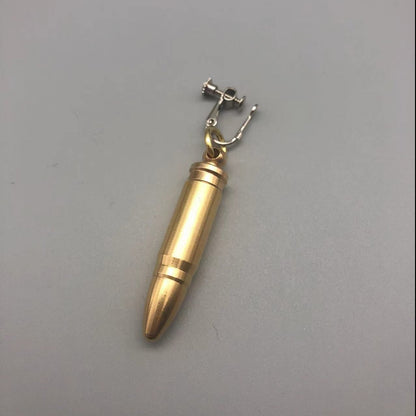 Bullet Hidden Knife Earring Key Chain Necklace Open Package Multi-function Jewelry