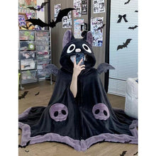 Load image into Gallery viewer, Cute Bat Shawl Cloak Homedress For Halloween

