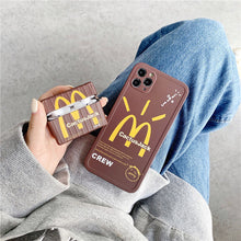 Cargar imagen en el visor de la galería, McDonald Airpod Case Hamburger McCafe Airpod Case
