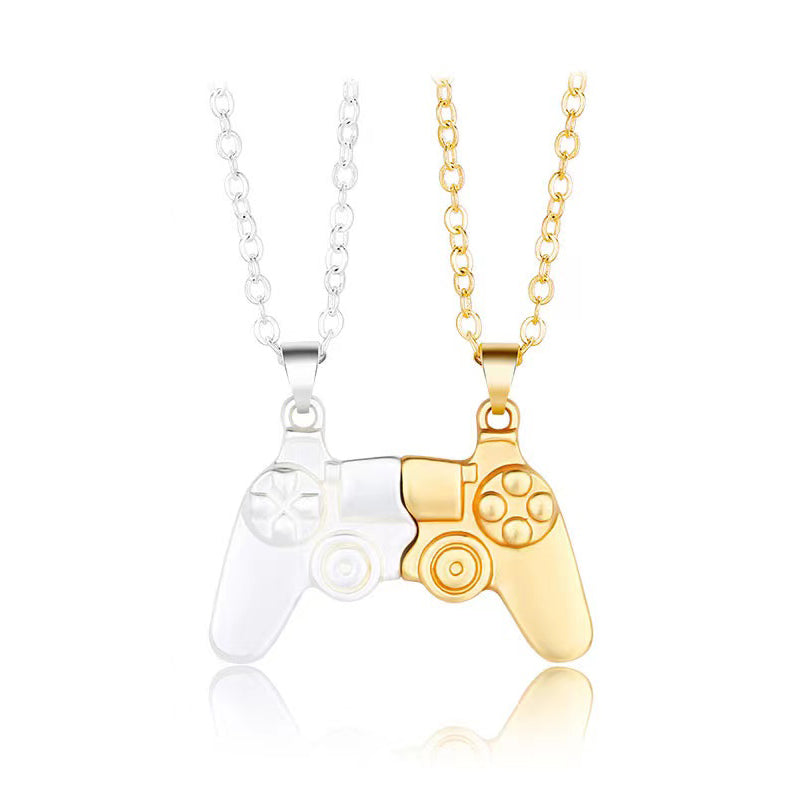 Game Controller Magnetic Necklaces BFF Couples