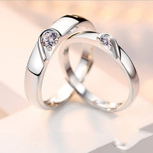 Load image into Gallery viewer, Personality Lovers LOVE Rings BFF Heart Matching Rings
