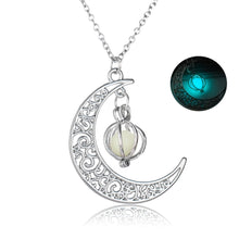Load image into Gallery viewer, Luminous Glowing Moon Pumpkin Necklace
