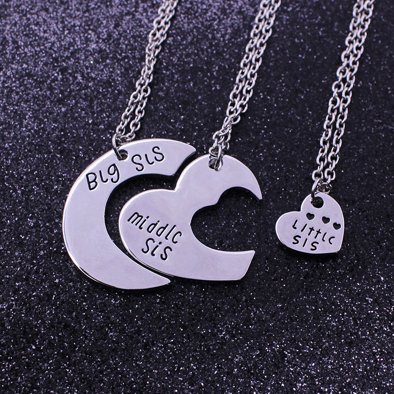 Best Friend Series BFF Necklace For 2-8 BFs