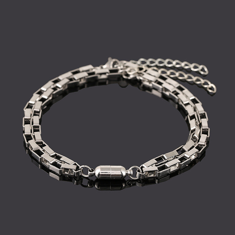 Distance Magnetic Couple BFF Bracelet Necklace