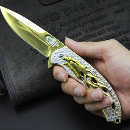 Hunting God Flame Eagle Outdoor Self-Defense Folding Knife