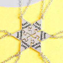 Load image into Gallery viewer, Pizza shape 3-8 BFF Friendship Necklace
