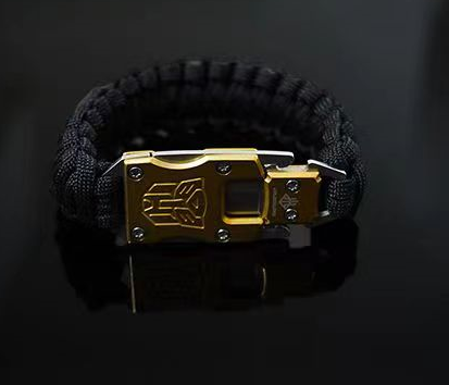 Outdoor Self-Help Self-Defense Hidden Bracelet Knife Transformers Pattern