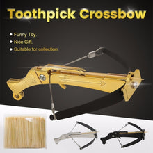 Load image into Gallery viewer, Toothpick Launcher Fidget Toys DIY Crossbow
