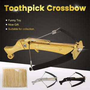 Toothpick Launcher Fidget Toys DIY Crossbow
