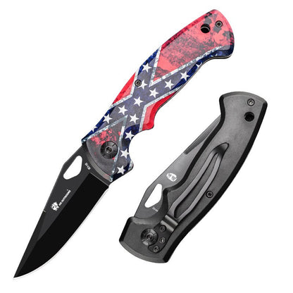 US UK Flag Patten Knife Out Door Camping Knife