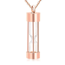 Load image into Gallery viewer, PIGGOODS Eternity Memory Hourglass Urn Necklace
