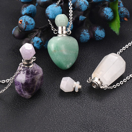 Fashion Natural Stone Necklace for Perfume Pendant