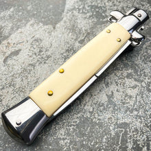 Load image into Gallery viewer, Italian Stiletto Switch Blade Pocket Automatic Knife
